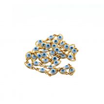 Chaîne Oe Il Grec - 50 Cm - Acier Inoxydable Doré - Créalia