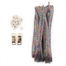 Tube Lacets Lurex Créalia - Multicolore