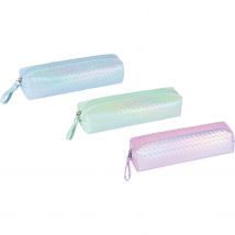 Trousse Ronde 1 Compartiment Oberthur - Modèles Assortis - Tresse - Vendu À L'Unité