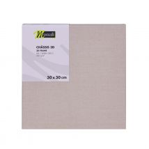 Châssis En Lin - 30 X 30 Cm - 330 G/m² - Monali