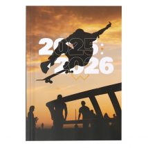 Agenda Scolaire 2025/2026 - 12x17 Cm - Skate - Cultura