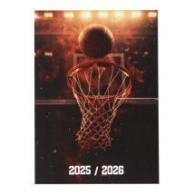 Agenda Scolaire 2025/2026 - 12x17 Cm - Basket - Cultura