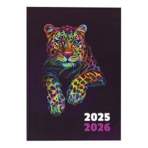 Agenda Scolaire 2025/2026 - 12x17 Cm - Panthère - Cultura