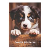 Cahier De Texte - Chien - 15x21cm - Journalier - Cultura