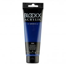 Tube 120 Ml De Peinture Blocks Acrylic - Bleu - Opaque - Blockx