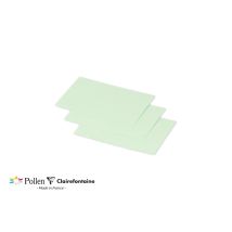 25 Cartes Pollen 70x95 Mm - Vert - Clairefontaine