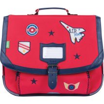 Cartable Tann's - Rouge - Les Fantaisies Antoine - 2 Compartiments