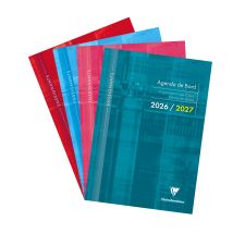Agenda Professeur Semainier 2026/2027 Clairefontaine - Modèles Aléatoires - 21 X 29,7 Cm - Vendu À L'Unité