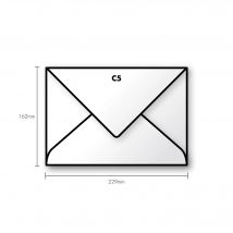 20 Enveloppes Pollen 162x229 Mm - Noir - Clairefontaine