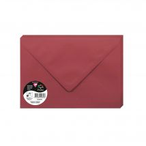 20 Enveloppes Pollen 162x229 Mm - Bordeaux - Clairefontaine