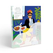 Coffret Peinture Au Numéro - La Fille Aux Chats Par Guillaume Denaudhome - La Petite Épicerie