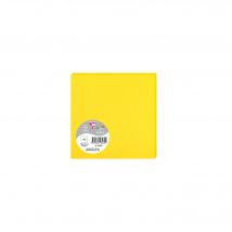 25 Cartes Pollen 135x135 Mm - Jaune Soleil - Clairefontaine