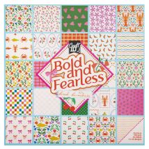 Bloc Papier Scrapbooking Craft Id - 24 Feuilles - Bold And Fearless - 25 X 25 Cm - 250 G/m² Scrapbooking
