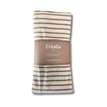 Tissu En Jersey Domotex - 200 X 150 Cm - Écru / Camel - Créalia
