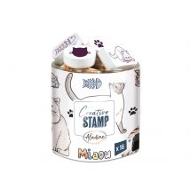 Lot De 16 Tampons Mousse Aladine - Chat Scrapbooking