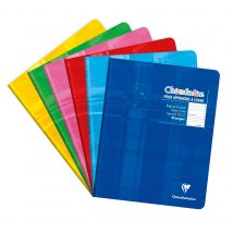 1 Cahier - 17 X 22 Cm - Spécial Maternelle - Clairefontaine - 32 Pages Grands Carreaux - Coloris Assortis