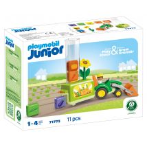 Playmobil Junior - Junior : Tracteur Avec Planteuse - 71773 - Playmobil Junior