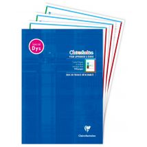Bloc Écriture Clairefontaine - A4 - Spé Dys - 100 Pages 3 Mm