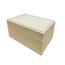 Boîte En Bois À Décorer - 20 x 30 X 15cm - Créalia
