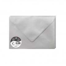20 Enveloppes Pollen 162x229mm - Argent - Clairefontaine