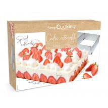 Cadre À Pâtisserie Extensible Rectangle Scrapcooking - Inox - Scrapcooking