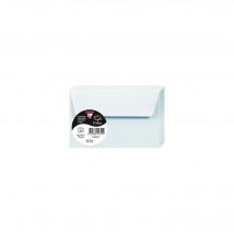 20 Enveloppes Pollen 90x140 Mm - Bleu - Clairefontaine