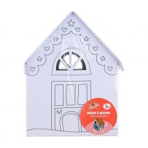 Ma Maison En Carton 3d À Décorer - Crealia enfants