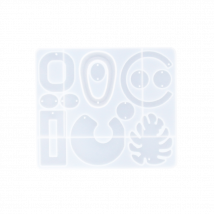 Moule Boucles D'Oreilles Reslin - Feuille - Silicone