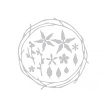 Matrice De Découpe Thinlits Sizzix - Couronne - 13 Pièces Scrapbooking