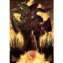 Puzzle Compact 1000 Pièces - House Of The Dragon - Clementoni