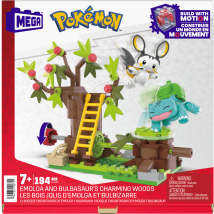Méga Pokémon : Le Bois Jolis D'Emolga Et Bulbizarre - Mattel - Mega Bloks