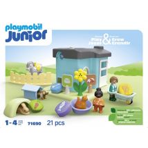 Playmobil Junior - Junior : Maison Des Animaux - 71690 - Playmobil Junior