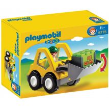 Playmobil 1.2.3 - Chargeur Et Ouvrier - 6775 - Playmobil Junior