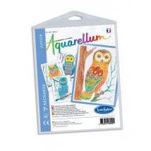 Recharge Aquarellum Junior - Hiboux - Sentosphère