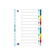 Lot De 12 Intercalaires Oxford - A4 - Carton