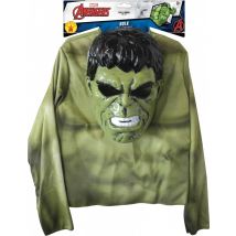 Déguisement - Plastron Et Masque - Hulk - Marvel - Taille Unique