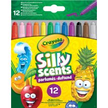 12 Crayons À La Cire Rétractables Parfumés Silly Scents - Crayola