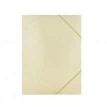 Chemise A4 - Doré - Paillettes - Cultura