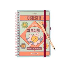 Agenda Civil Semainier 2026 Mr. Wonderful - 15,6 X 22,1 Cm - Objectif De La Semaine - Mr Wonderful