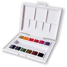 Kit De Voyage De 12 1/2 Godets De Peinture Aquarelle Sennelier - Marie Boudon : Débuter L'Aquarelle