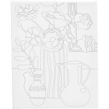 Toile Imprimée Créativ Company - Nature Morte - 24 X 30 Cm - 360 G/m²