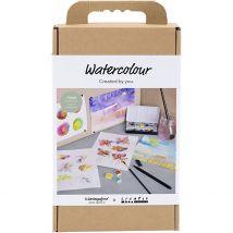 Kit Diy Aquarelle Collage Créativ Company - Creativity Box