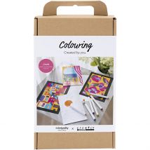 Kit De Coloriage Au Numéro Créativ Company - Marqueurs Set 1