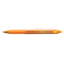 Stylo Roller Pilot - Frixion Ball Clicker - Roller Encre Gel - Orange Abricot - Pointe Moyenne