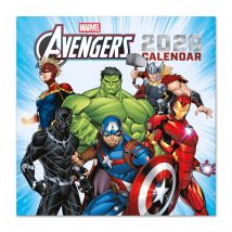Calendrier 2026 - Marvel Les Avengers - 30 X 30 Cm - Grupo Erik