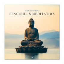 Calendrier Mural 2026 - Feng Shui Et Meditacion - 30 X 30 Cm - Grupo Erik