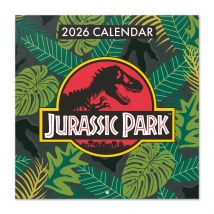 Calendrier Mural 2026 - Jurassic Park - 30 X 30 Cm - Grupo Erik