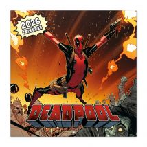 Calendrier Mural 2026 - Marvel Deadpool - 30 X 30 Cm - Grupo Erik