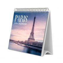 Calendrier De Bureau 2026 - Paris - Grupo Erik