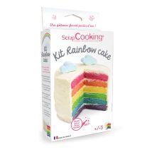 Kit Décoration Azyme Scrapcooking - Arc-en-ciel - 40 G - Scrapcooking